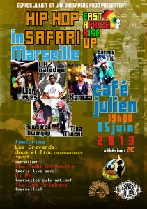Hiphop Safari - 5 juin Café Julien