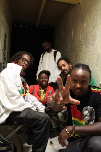 Back stage at Covent Garden show